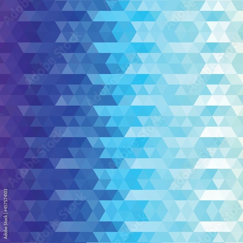 dark blue and light blue triangle. geometric design polygonal style. eps 10