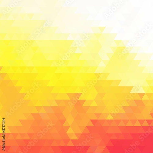 red, orange, yellow color. geometric pattern. mosaic style. eps 10