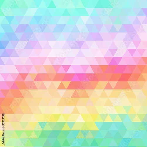 Light Multicolor, Rainbow vector low poly background. Colorful illustration in abstract style with gradient. A completely new design for your business. eps 10