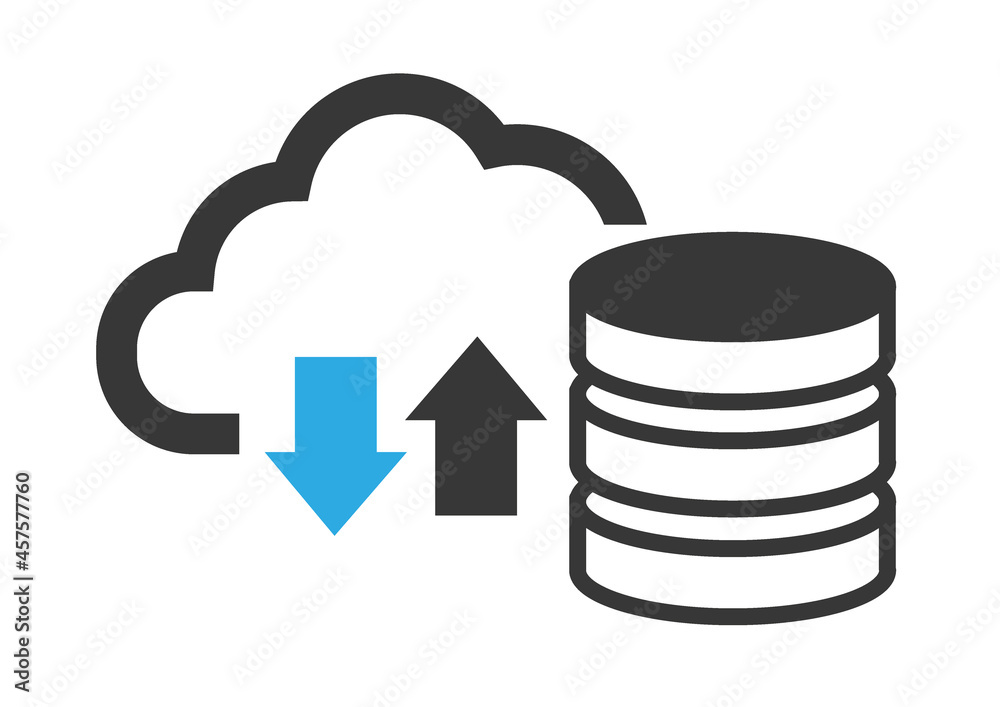 Backup computer systems concept -vector illustration Backup computer systems concept -vector illustration