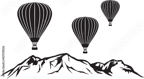 Hot air balloon landscape design
