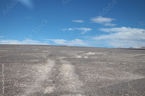 Unique pumice stone field in the world in northwestern Argentina