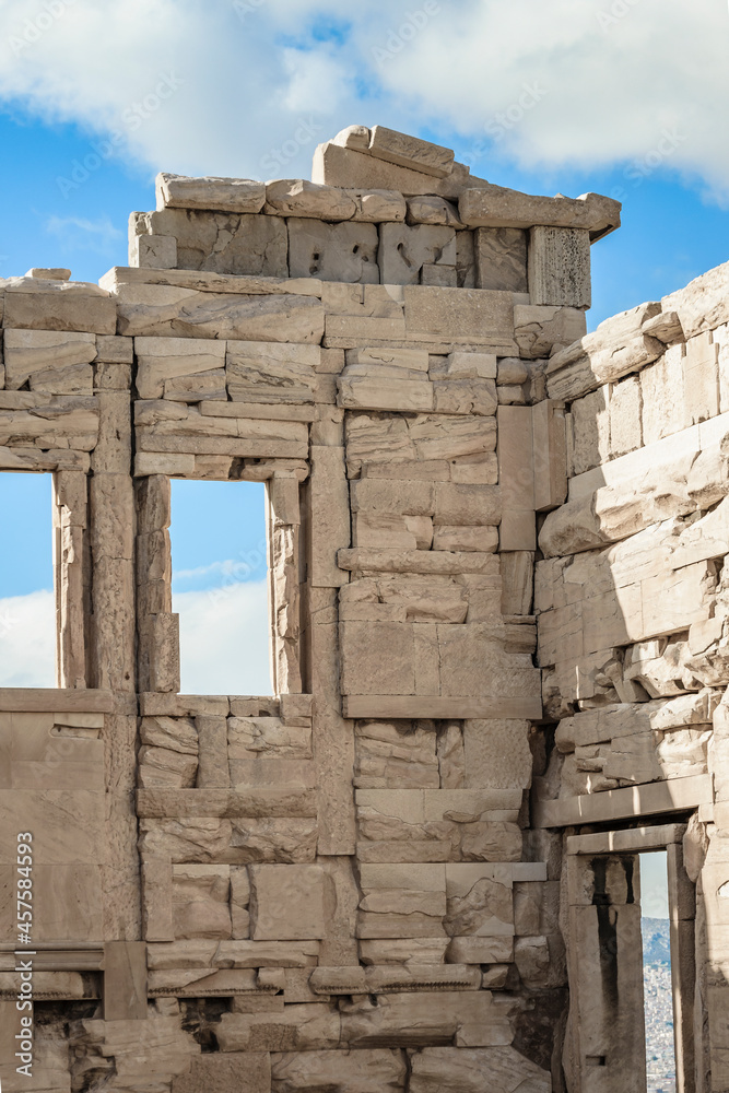 Fototapeta premium Acroplis Site Architecture Detail, Athens