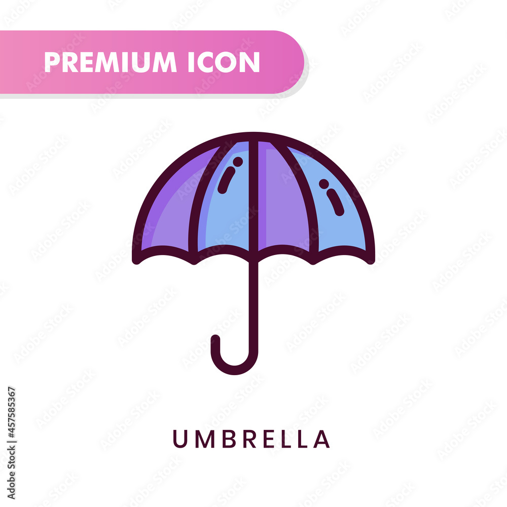 umbrella icon for your website design, logo, app, UI. Vector graphics illustration and editable stroke. umbrella icon lineal color design. umbrella icon for your website design, logo, app, UI. Vector graphics illustration and editable stroke. umbrella icon lineal color design.