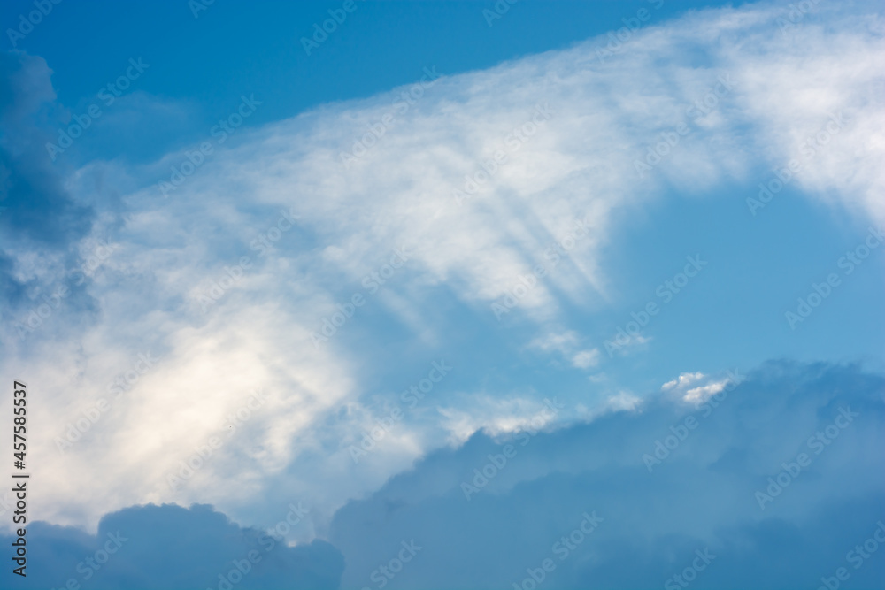 blue sky with clouds natural background. Dramatic natural scene with cloud, sky and light blue sky with clouds natural background. Dramatic natural scene with cloud, sky and light