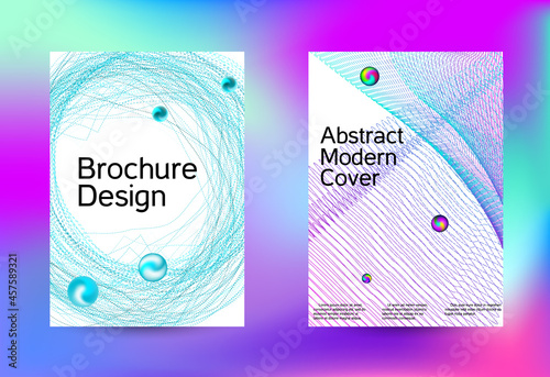 Minimum coverage of a vector. Cover design. Set of modern abstract musical backgrounds. Sound flyer for creating a fashionable cover, banner, poster, booklet...