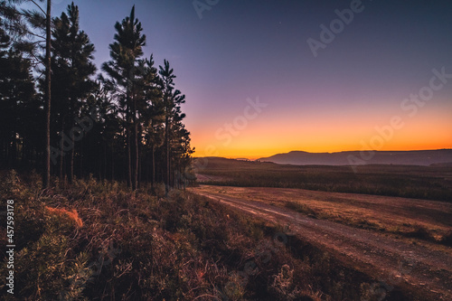 Sunset in Hogsback, South Africa