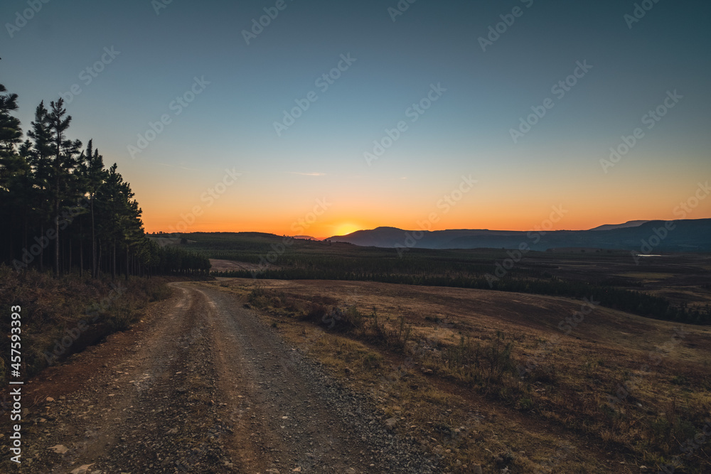 Sunset in Hogsback, South Africa Sunset in Hogsback, South Africa