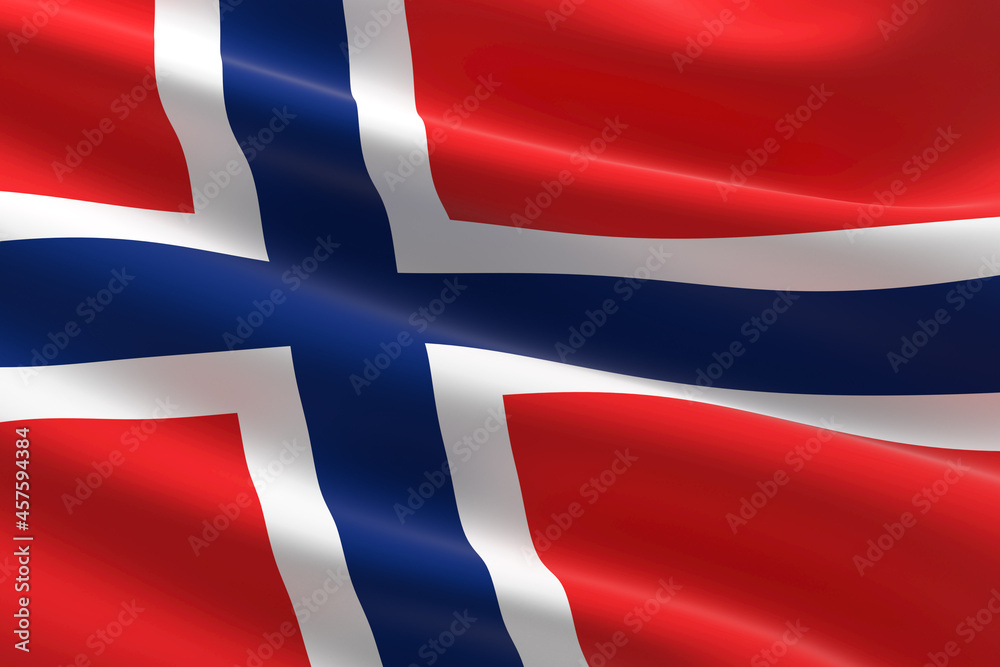 Fototapeta premium Flag of Norway