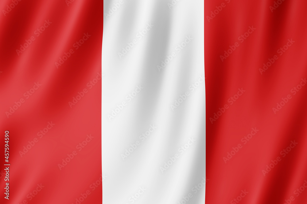 Fototapeta premium Peru flag