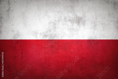 Grunge Poland flag