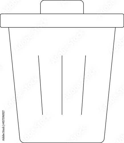 finance dustbin and trash