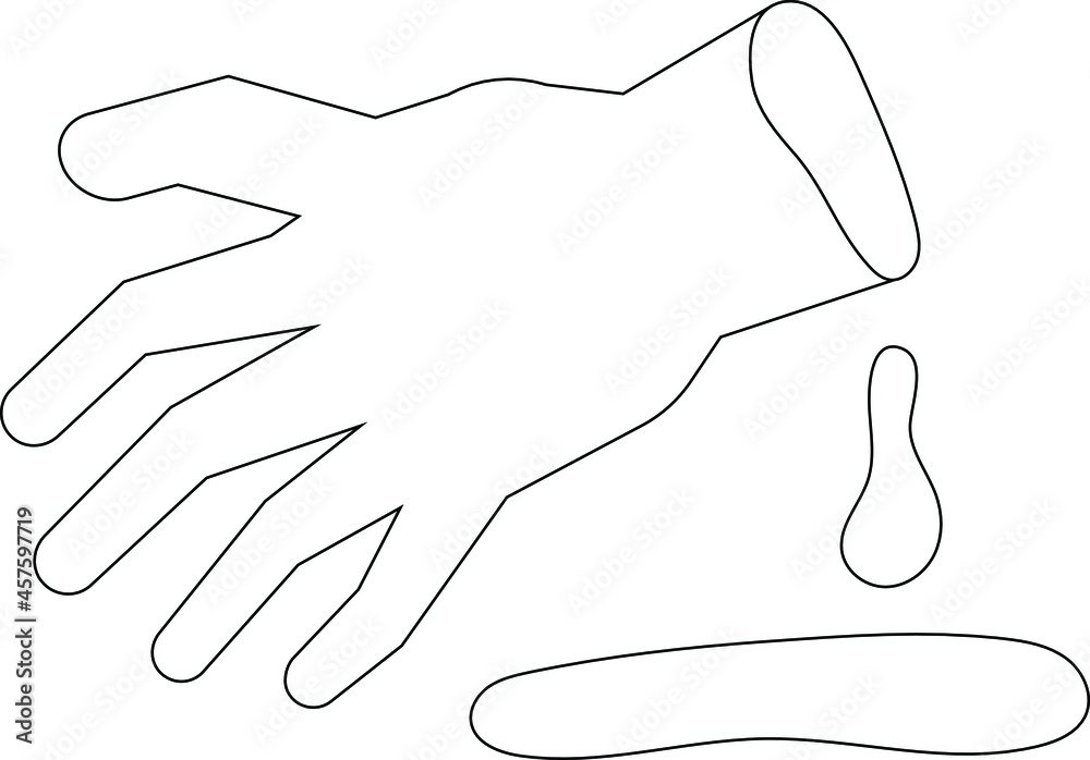 helloween hand and cutting helloween hand and cutting