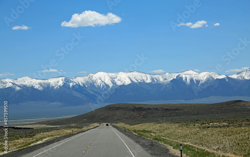 Landscape with Toiyabe Range - Nevada photo