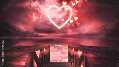 A cloud of love. Night fant...