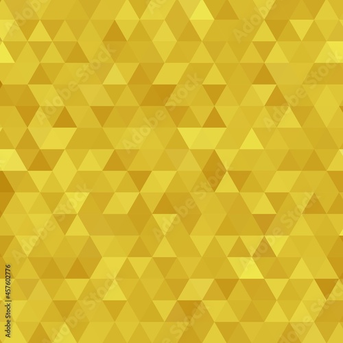 Abstract gold color triangle and hexagon on background, vector illustration. eps 10