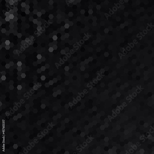 black vector abstract background. hexagon design.. eps 10