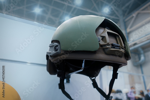 Personal protective equipment. Lightweight ballistic helmet. photo
