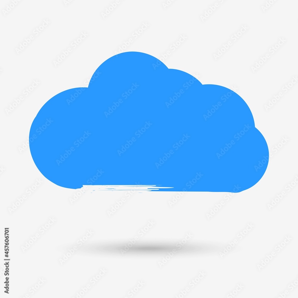 Cloud icon isolated object. Vector illustration. Cloud icon isolated object. Vector illustration.