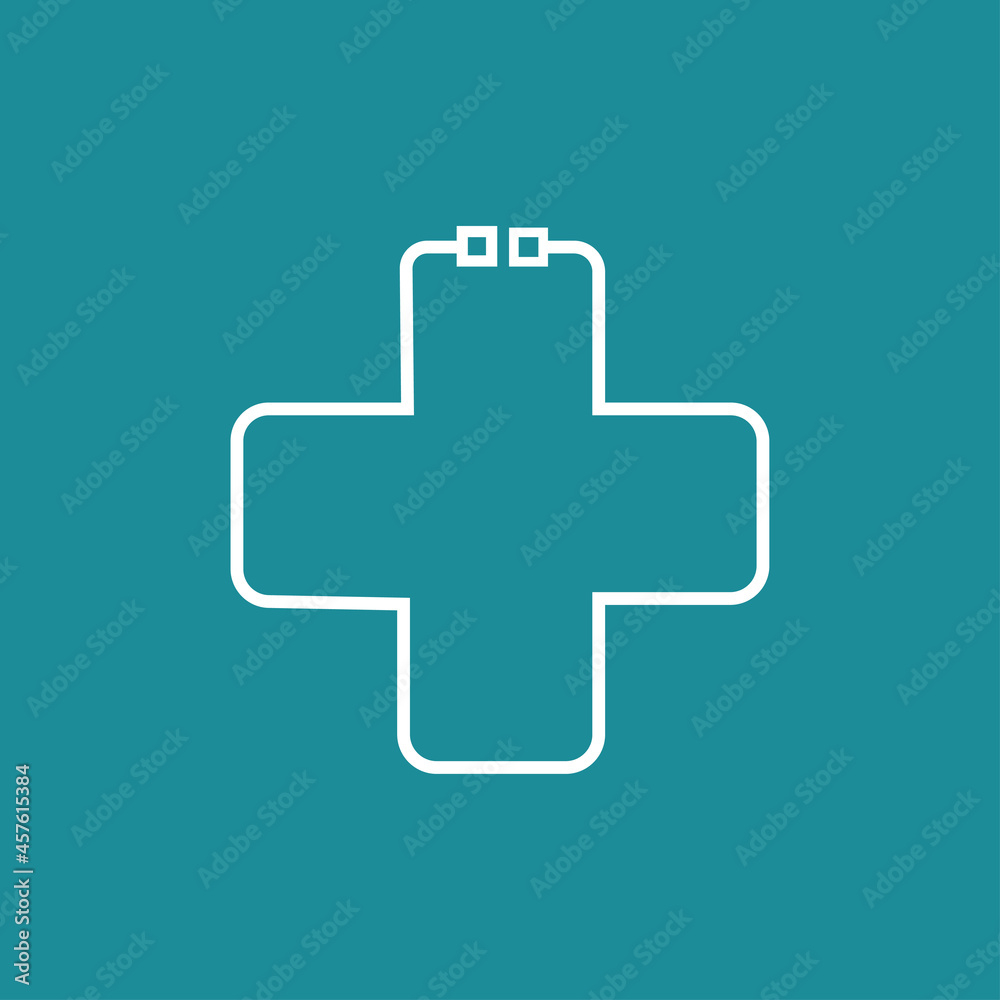 Fototapeta premium Hospital logo design vektor template