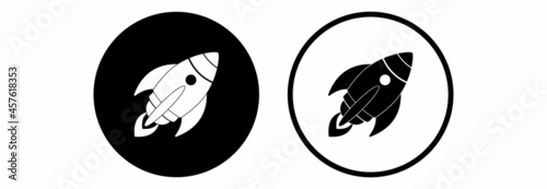rocket icon set  rocket vector symbol illustrations