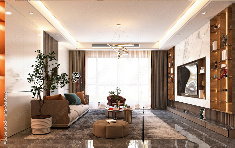 3d render of living room 3d render of living room