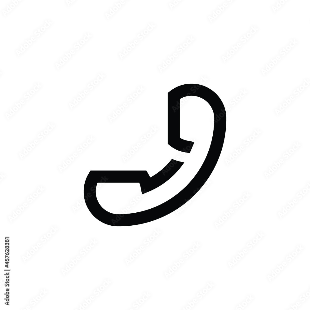 Simple Modern Telephone Icon Simple Modern Telephone Icon