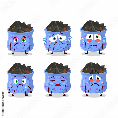Anise cartoon in character with sad expression