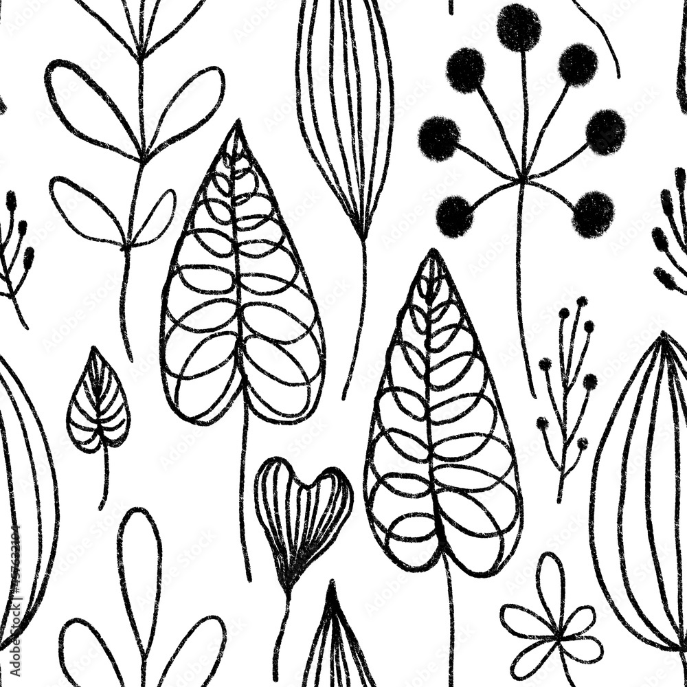 Fototapeta premium seamless floral pattern