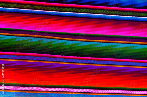 Beautiful typical fabric from Guatemala, colorful handmade and traditional indigenous art, typical handmade costumes.