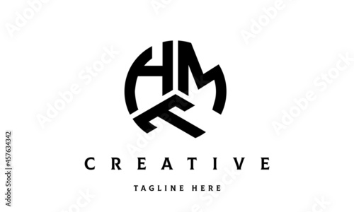 HMT creative circle three letter logo photo