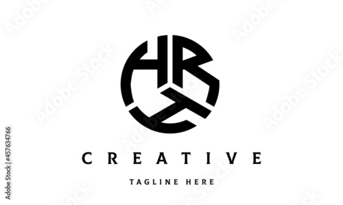 HRH creative circle three letter logo photo