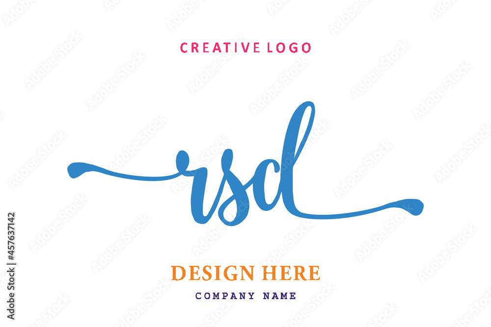 RSD lettering logo is simple, easy to understand and authoritative RSD lettering logo is simple, easy to understand and authoritative