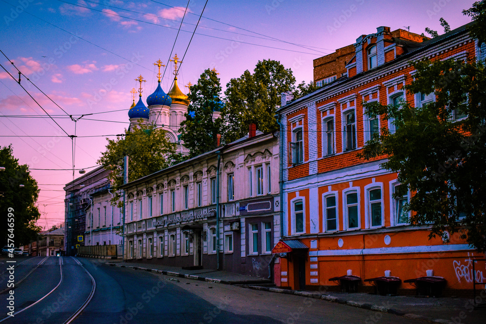 beautiful historical part in Nizhny Novgorod