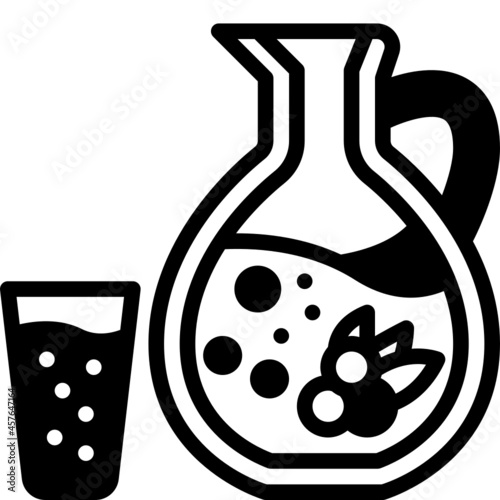 berries solid line icon