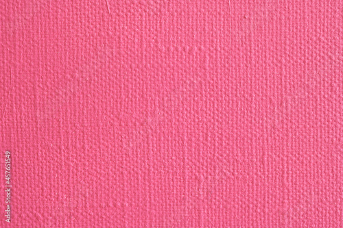 Blank Pink colour linen canvas texture background, art and design background. 