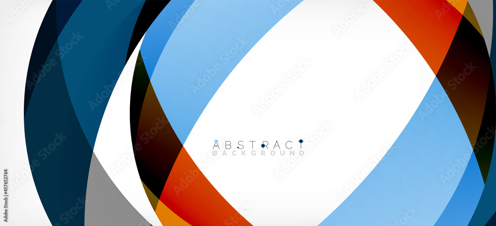 Color circle shapes, minimal geometric background. Trendy dynamic composition. Vector Illustration For Wallpaper, Banner, Background, Landing Page Color circle shapes, minimal geometric background. Trendy dynamic composition. Vector Illustration For Wallpaper, Banner, Background, Landing Page