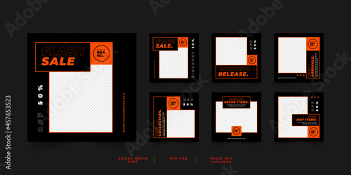 Fashion sale social media post template