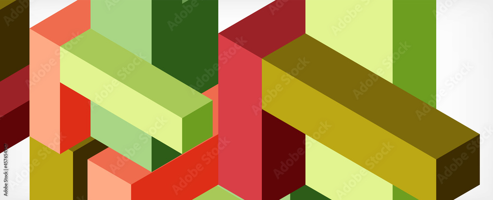Abstract background. 3d cubes, cubic elements and blocks. Techno or business concept for wallpaper, banner, background, landing page Abstract background. 3d cubes, cubic elements and blocks. Techno or business concept for wallpaper, banner, background, landing page