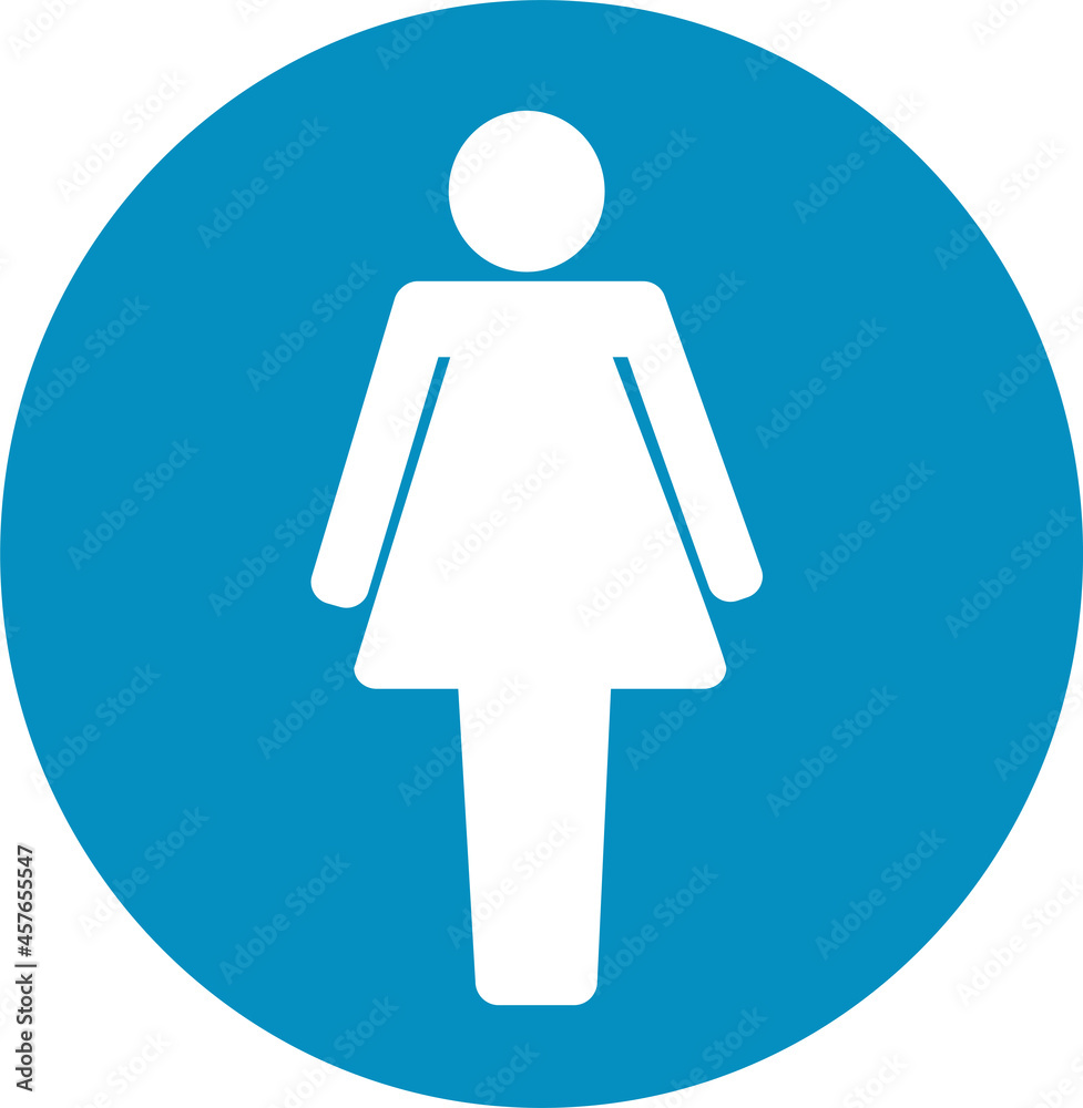 Restroom Symbol Male and Female Icon Restroom Symbol Male and Female Icon