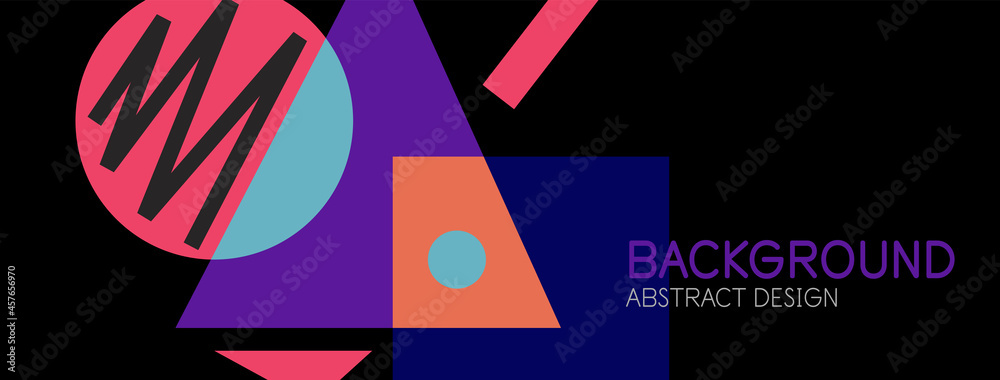 Abstract background with blocks, lines, geometric shapes. Techno or business concept for wallpaper, banner, background, landing page Abstract background with blocks, lines, geometric shapes. Techno or business concept for wallpaper, banner, background, landing page
