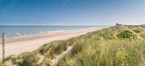 Paysage des dunes de flandres