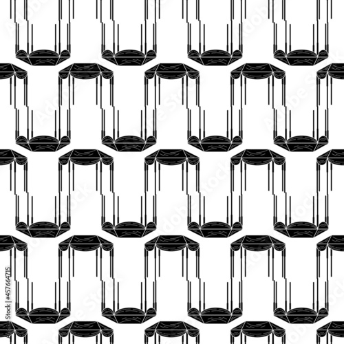 Festive overhang pattern seamless background texture repeat wallpaper geometric vector