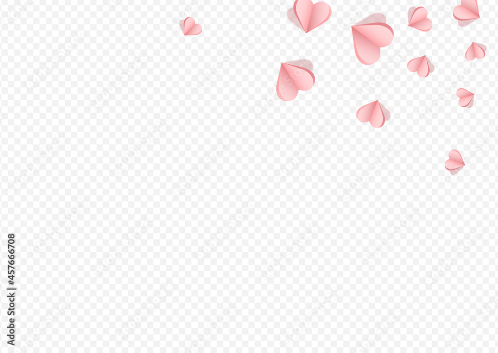 Pink Confetti Vector Transparent Backgound. Happy Pink Confetti Vector Transparent Backgound. Happy