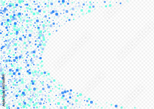 Blue Rhombus Top Vector Transparent Background.