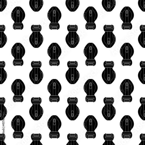 Electric epilator pattern seamless background texture repeat wallpaper geometric vector