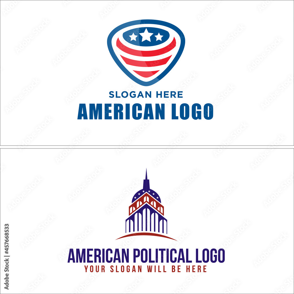 United states capitol building logo design