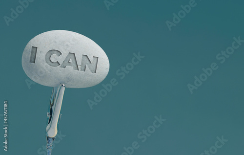 Motivational Quote Business Concept. Inspiration Quote. Positive Thinking Mindset concept.