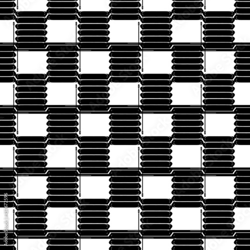 Modern jalousie pattern seamless background texture repeat wallpaper geometric vector