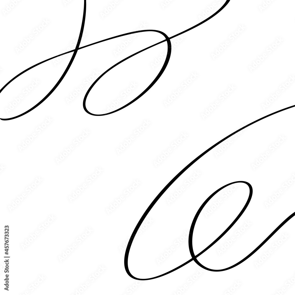 Abstract pattern with brown geometric tangled line art on white background for story. Stylish Vector doodle calligraphy design Abstract pattern with brown geometric tangled line art on white background for story. Stylish Vector doodle calligraphy design